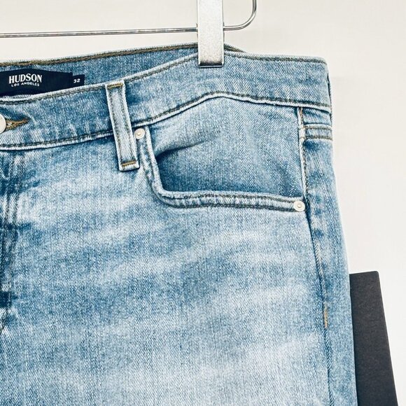 HUDSON Womens Lana Crop Jeans Size 32 Denim High Rise Slim Boyfriend My Girl NEW - Picture 4 of 15